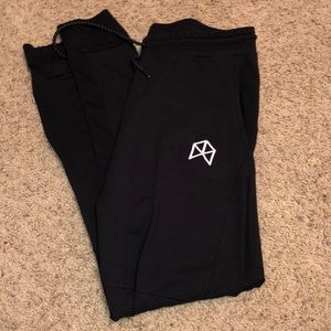 XL black bmfit gear joggers